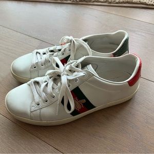Gucci Women’s Ace Sneakers with Bee US Size 7